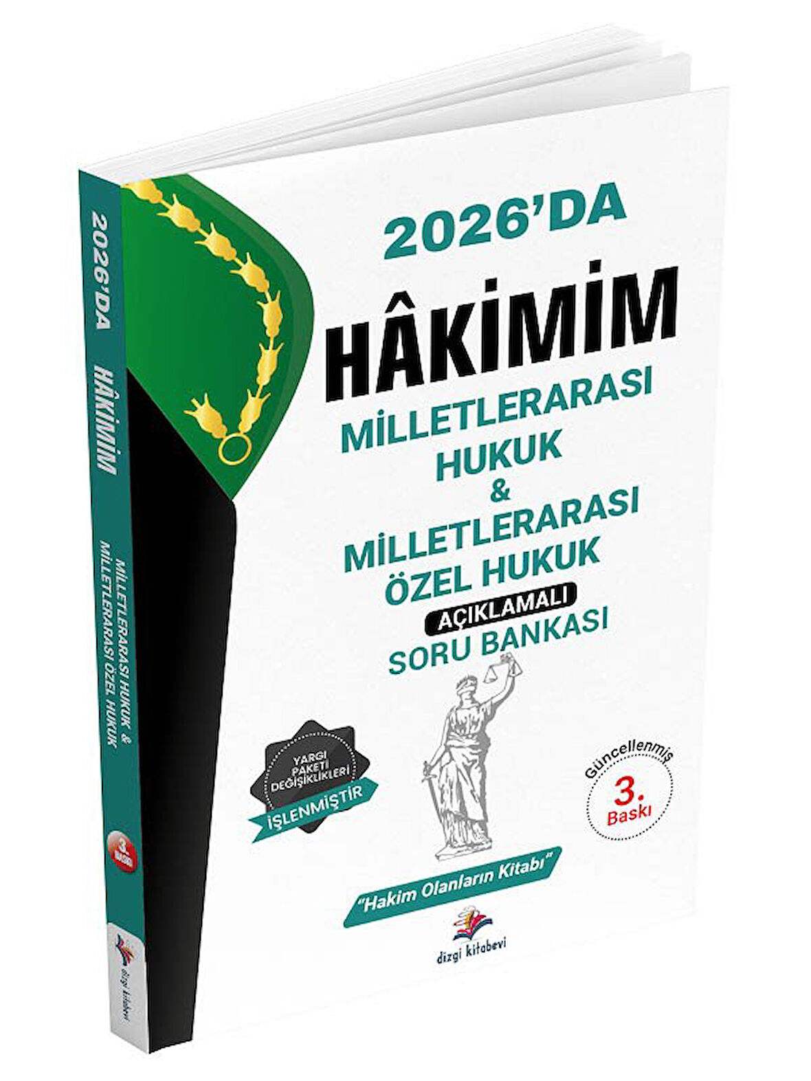DizgiKitap 2026 Hakimlik Hakimim Milletlerarası Hukuk, Milletlerarası Özel Hukuk Soru Bankası