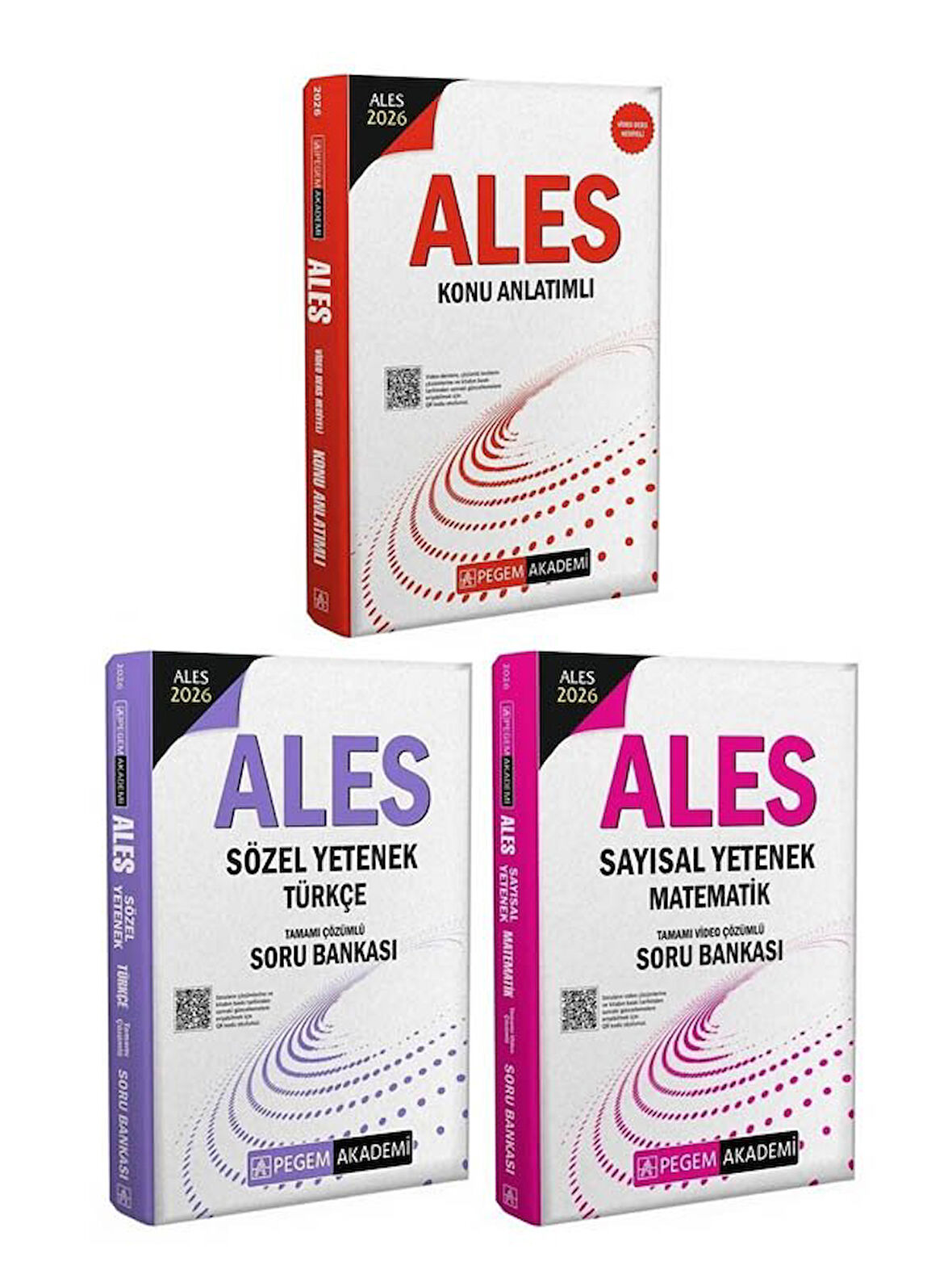 Pegem 2026 ALES Konu + Soru Bankası 3 lü Set