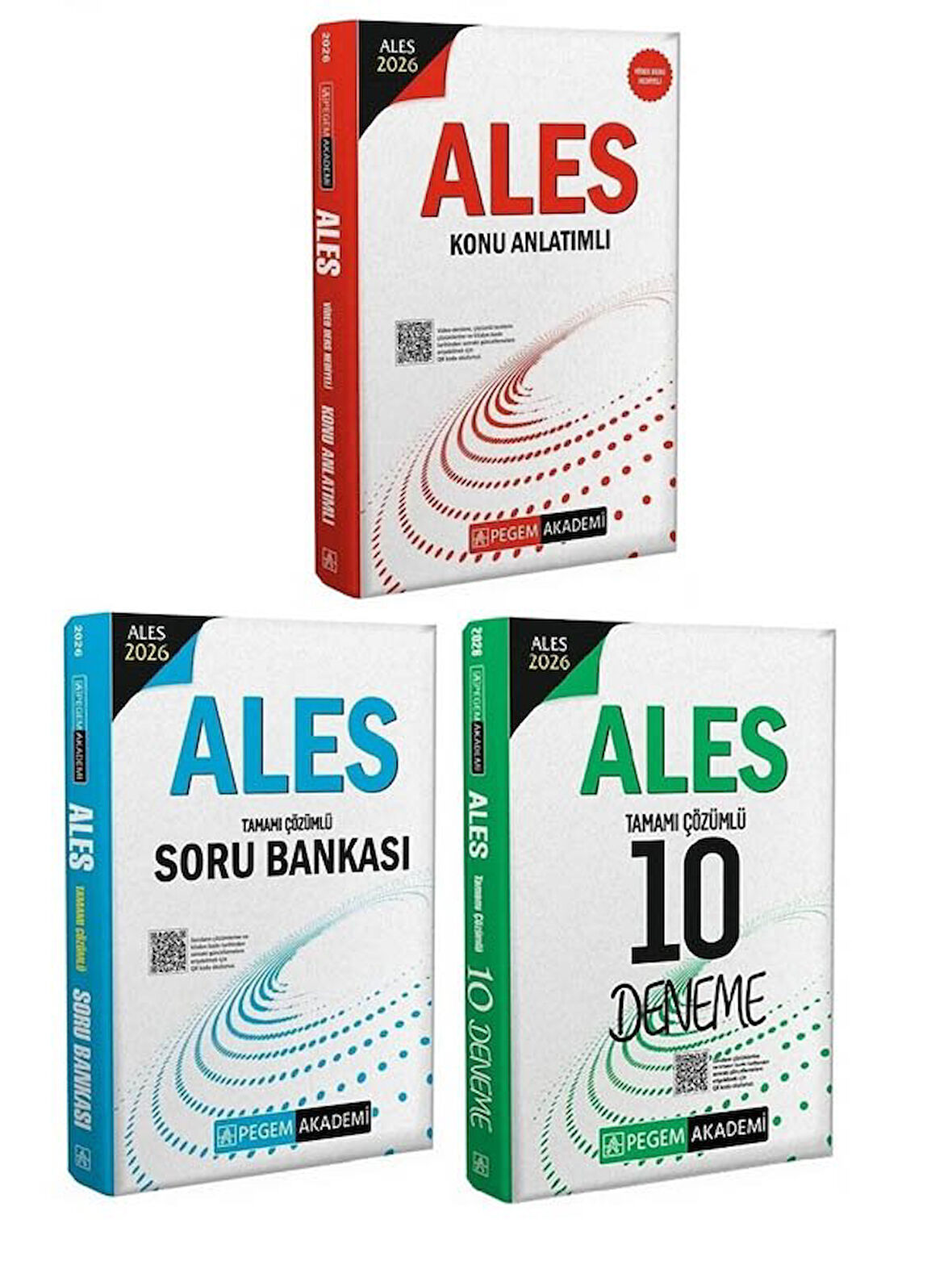 Pegem 2026 ALES Konu + Soru Bankası + 10 Deneme 3 lü Set