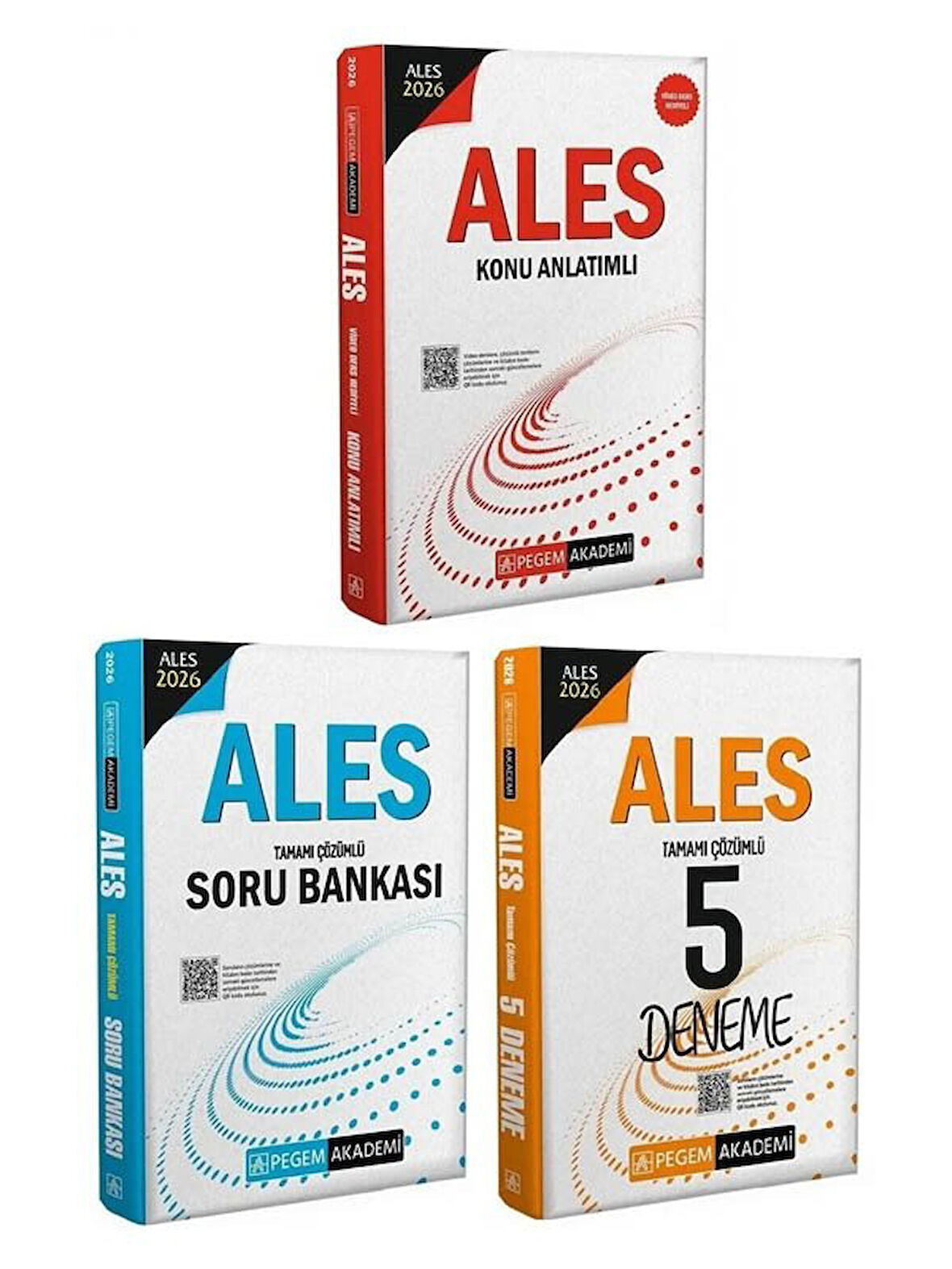 Pegem 2026 ALES Konu + Soru Bankası + 5 Deneme 3 lü Set