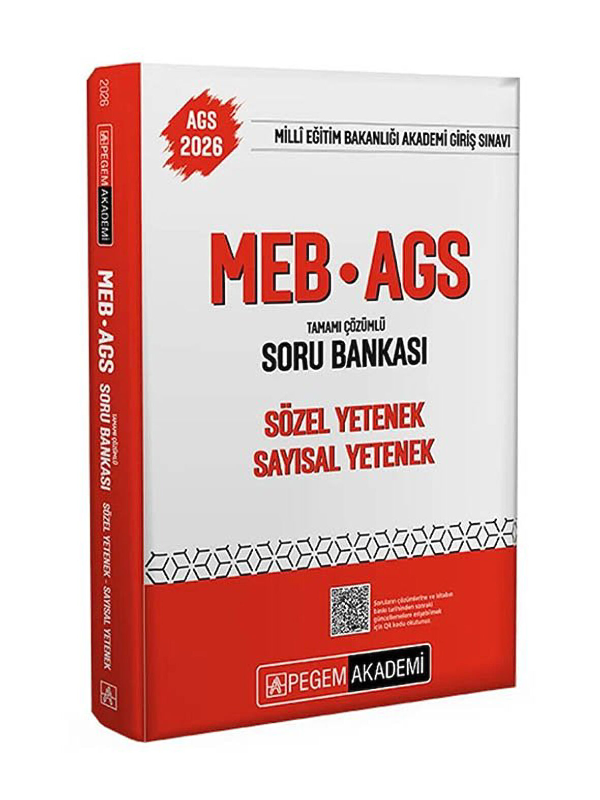 Pegem 2026 MEB-AGS Sözel-Sayısal Yetenek Soru Bankası Çözümlü