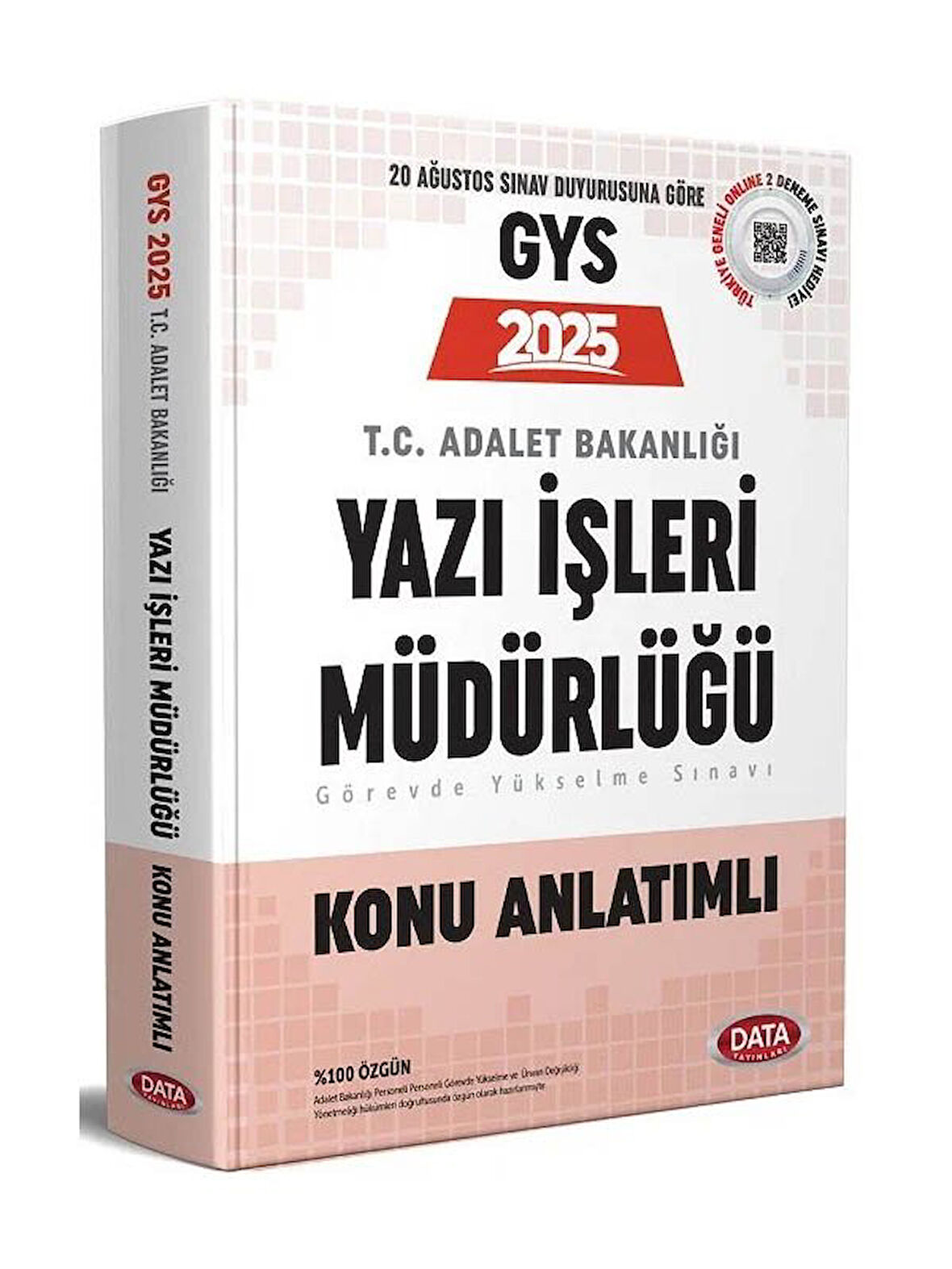Data 2025 GYS Adalet Bakanlığı Yazı İşleri Müdürlüğü Konu Anlatımlı