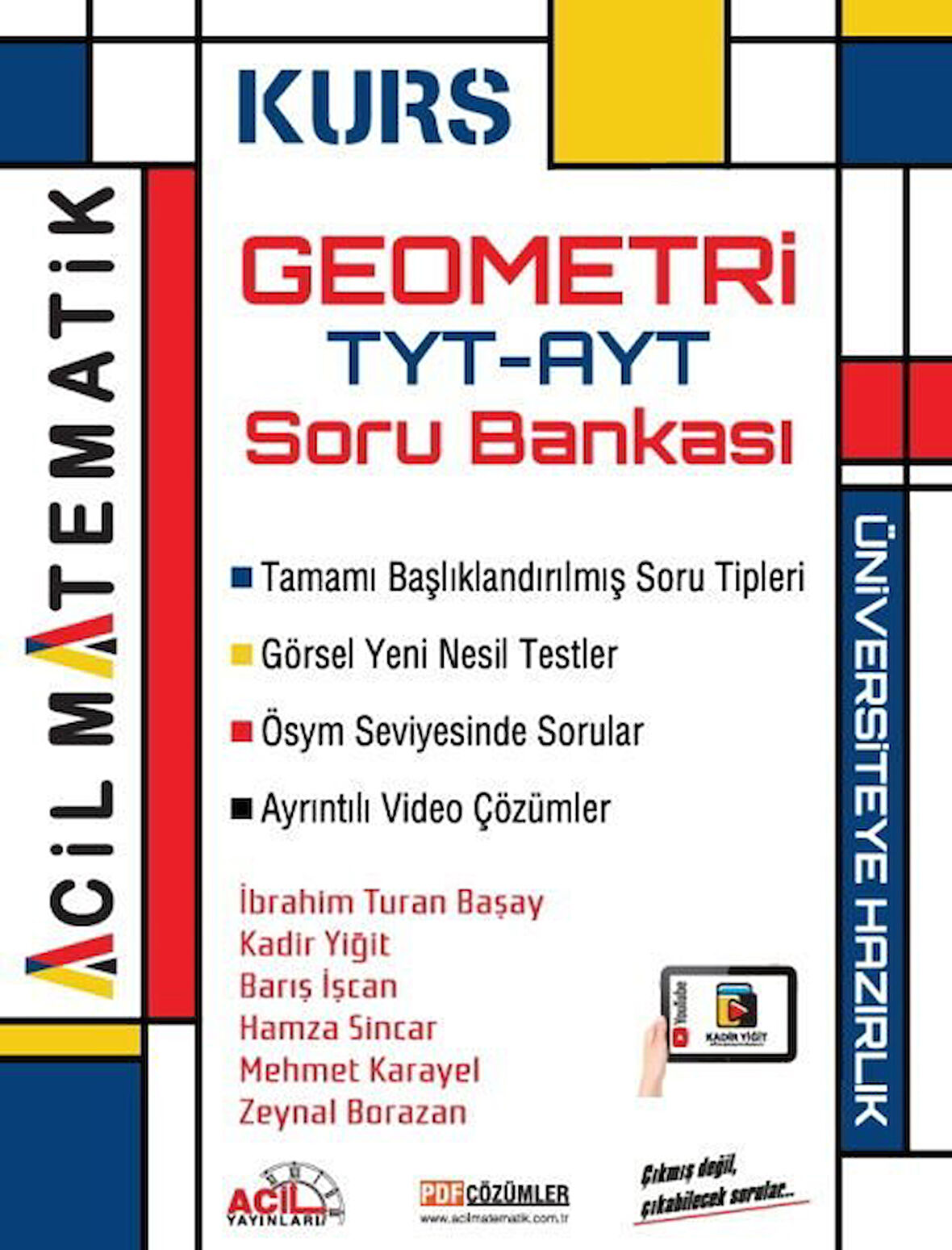 Acil 2026 TYT AYT Geometri KURS Soru Bankası