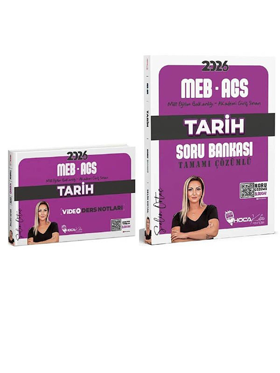 HocaKafası 2026 MEB-AGS Tarih Video Ders Notları + Soru Bankası 2 li Set