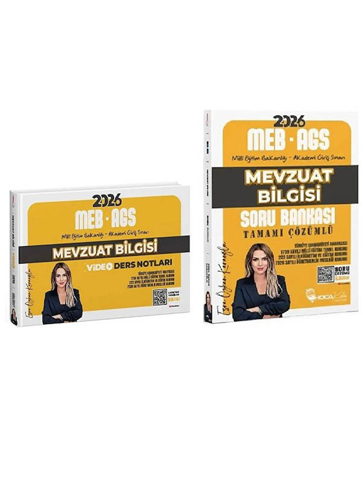 HocaKafası 2026 MEB-AGS Mevzuat Bilgisi Video Ders Notları + Soru Bankası 2 li Set 