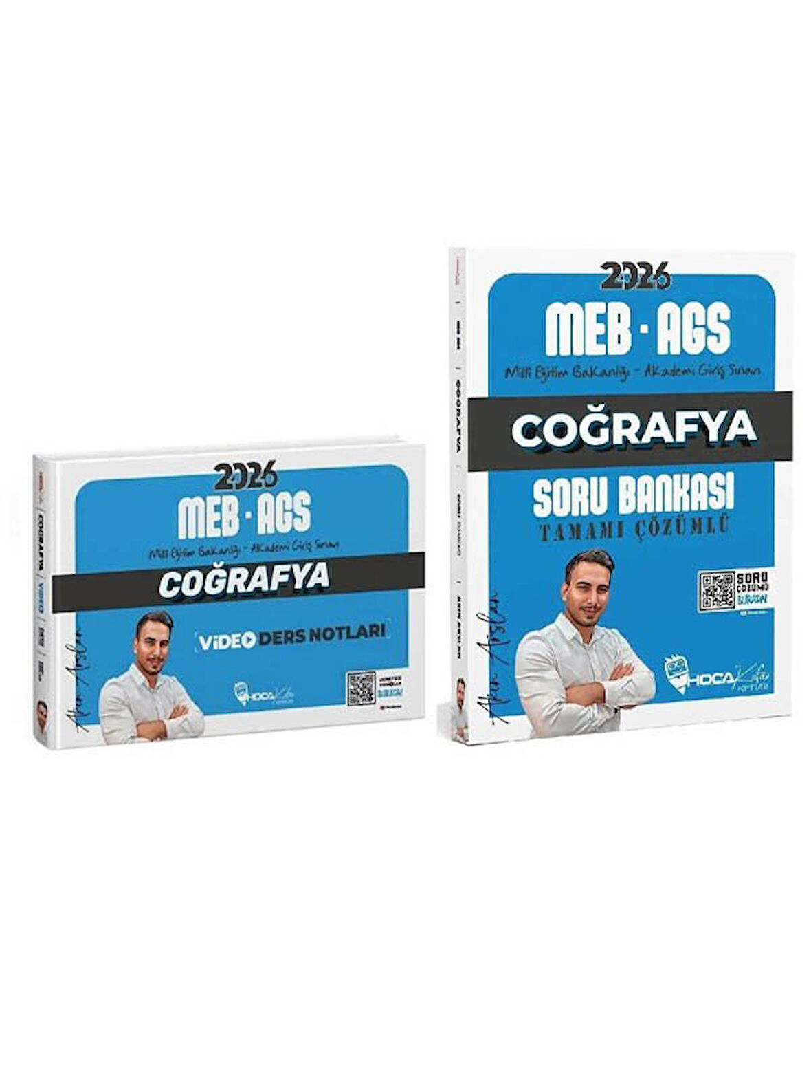 Hoca Kafası 2026 MEB-AGS Coğrafya Video Ders Notları + Soru Bankası 2 li Set