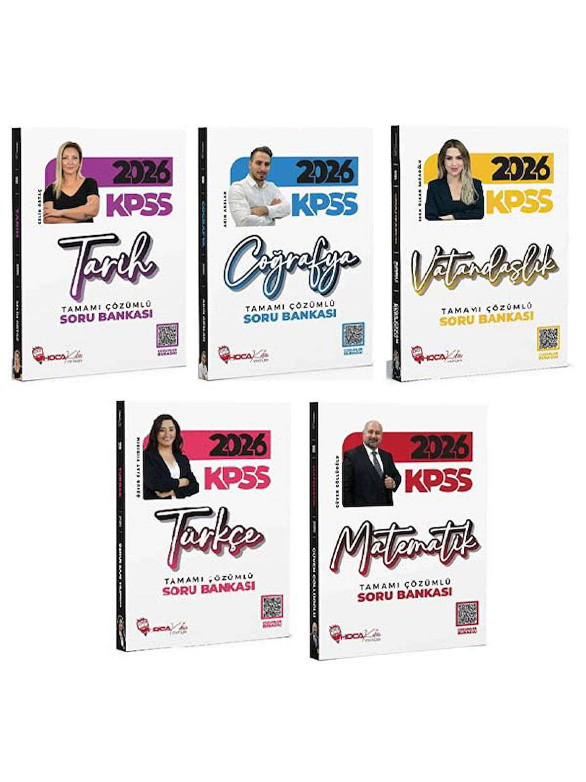 HocaKafası 2026 KPSS Genel Yetenek Genel Kültür Soru Bankası 5 li Set