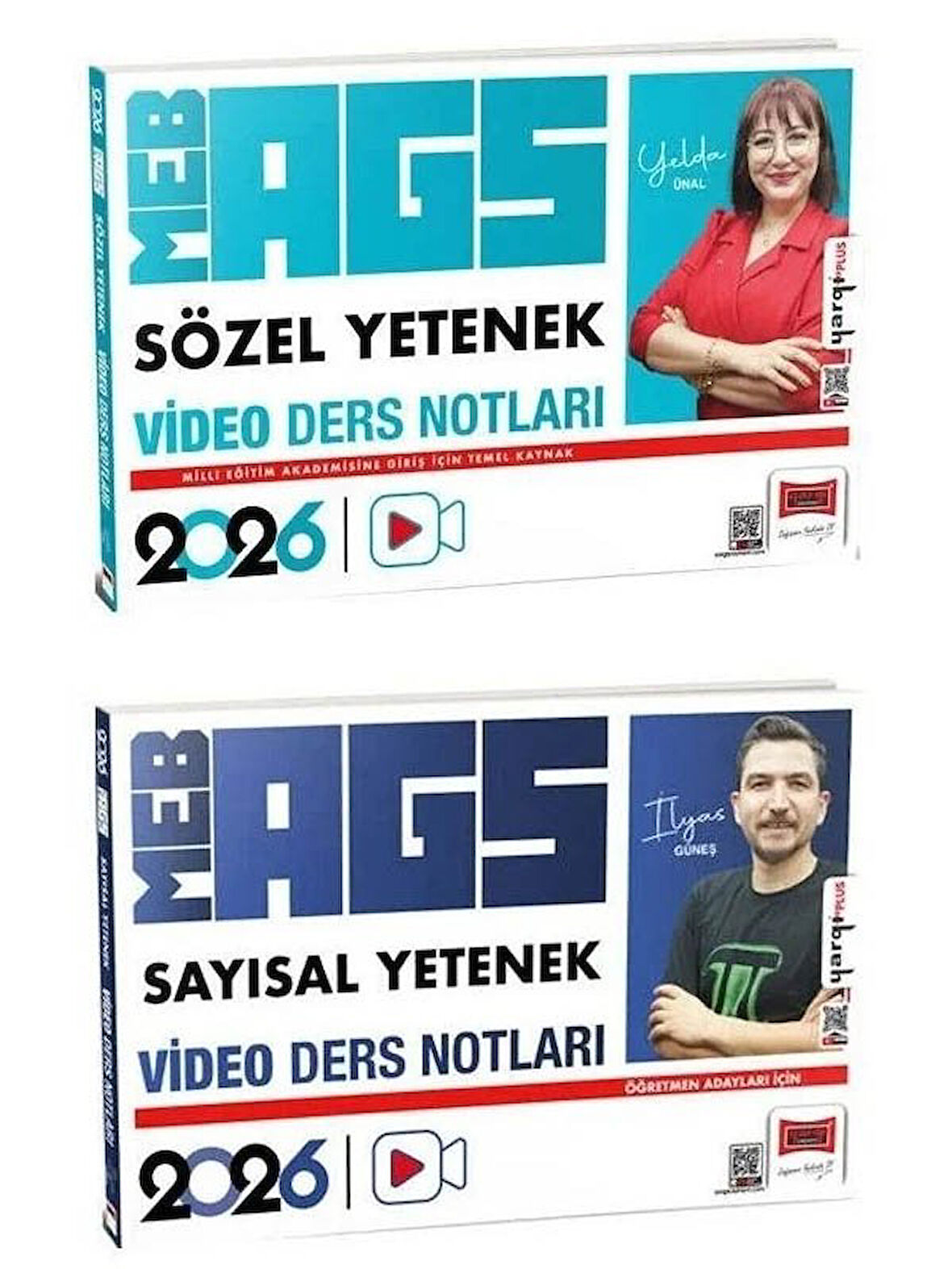 Yargı 2026 MEB-AGS Sözel + Sayısal Yetenek Video Ders Notları 2 li Set