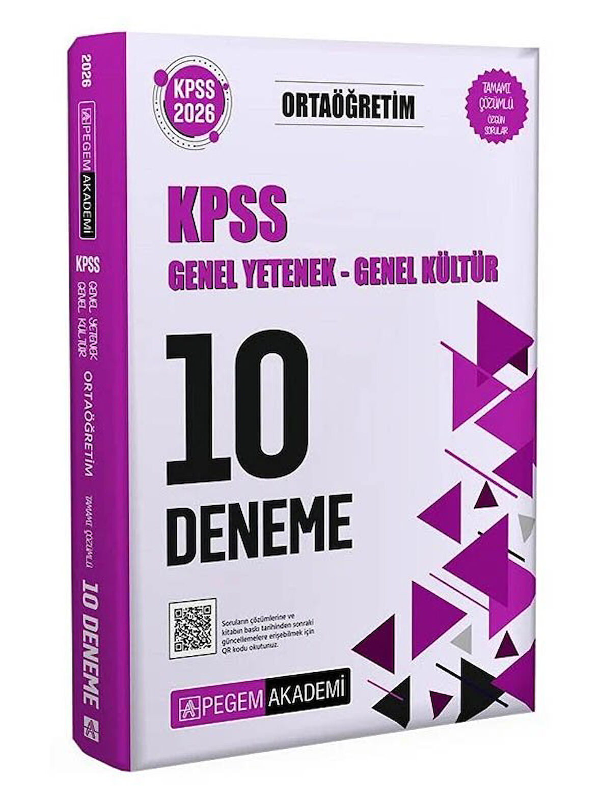 Pegem 2026 KPSS Genel Yetenek Genel Kültür 10 Deneme Çözümlü