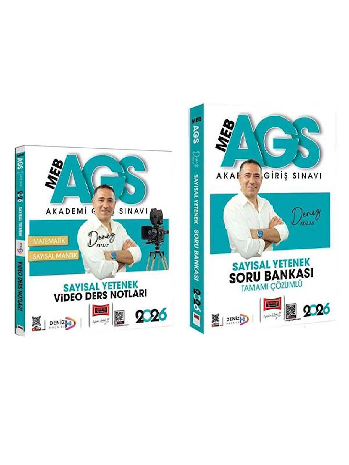 Yargı 2026 MEB-AGS Sayısal Yetenek Video Ders Notları + Soru Bankası 2 li Set 