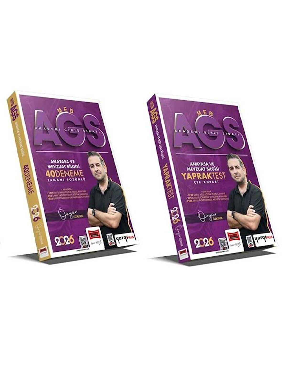 Yargı 2026 MEB-AGS Anayasa ve Mevzuat Bilgisi 40 Deneme + Yaprak Test 2 li Set