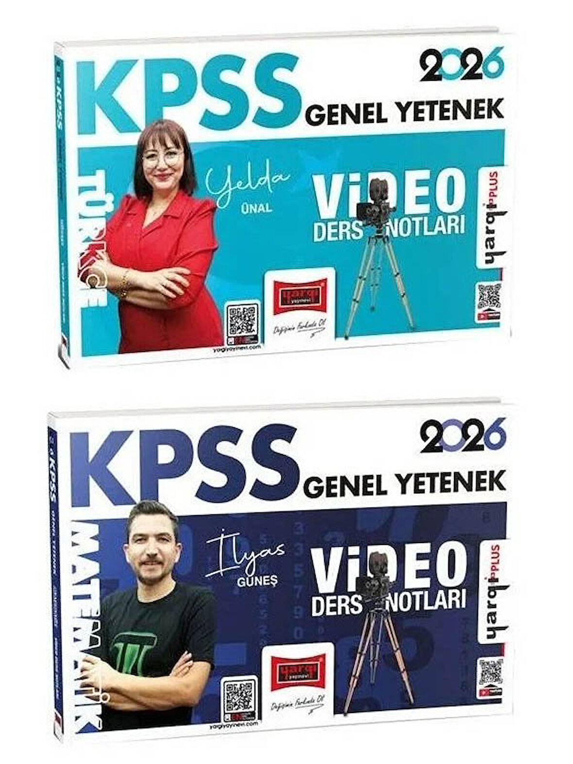 Yargı 2026 KPSS Türkçe + Matematik Video Ders Notları 2 li Set