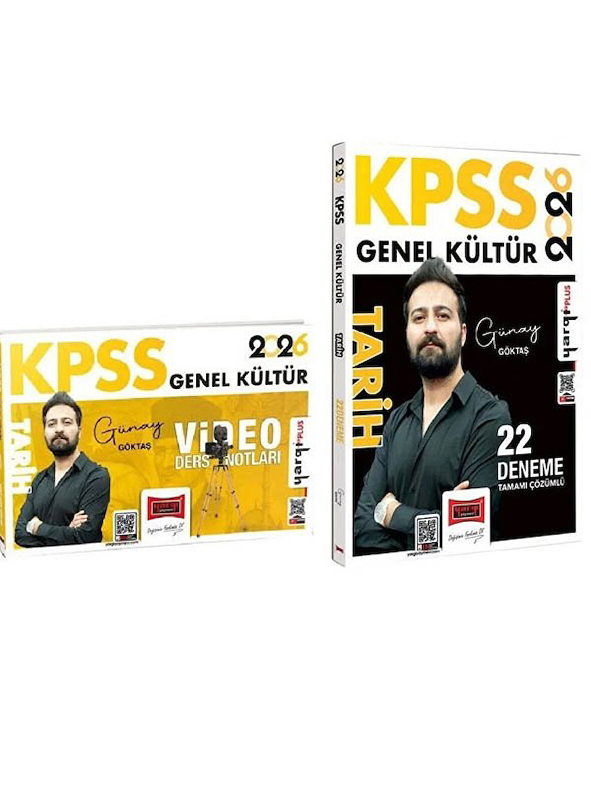 Yargı 2026 KPSS Tarih Video Ders Notları + Soru Bankası 2 li Set 