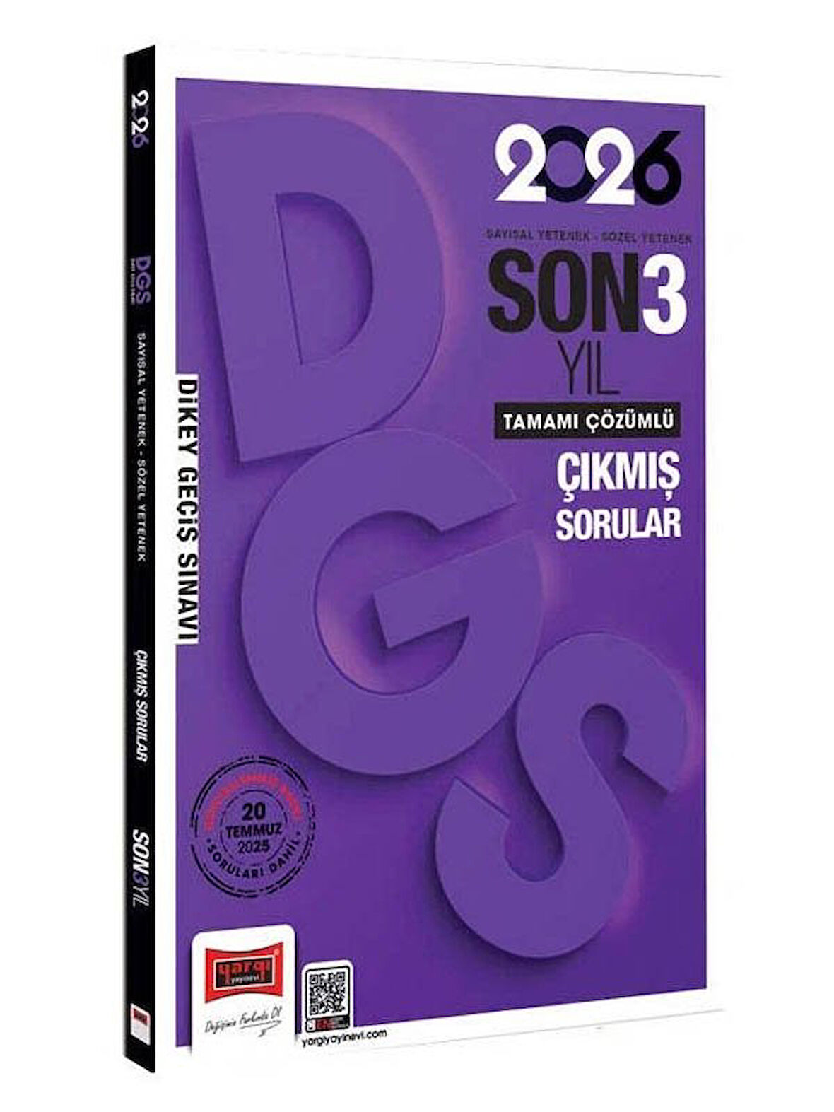 Yargı DGS Çıkmış Sorular Son 3 Yıl Çözümlü Yargı Yayınları