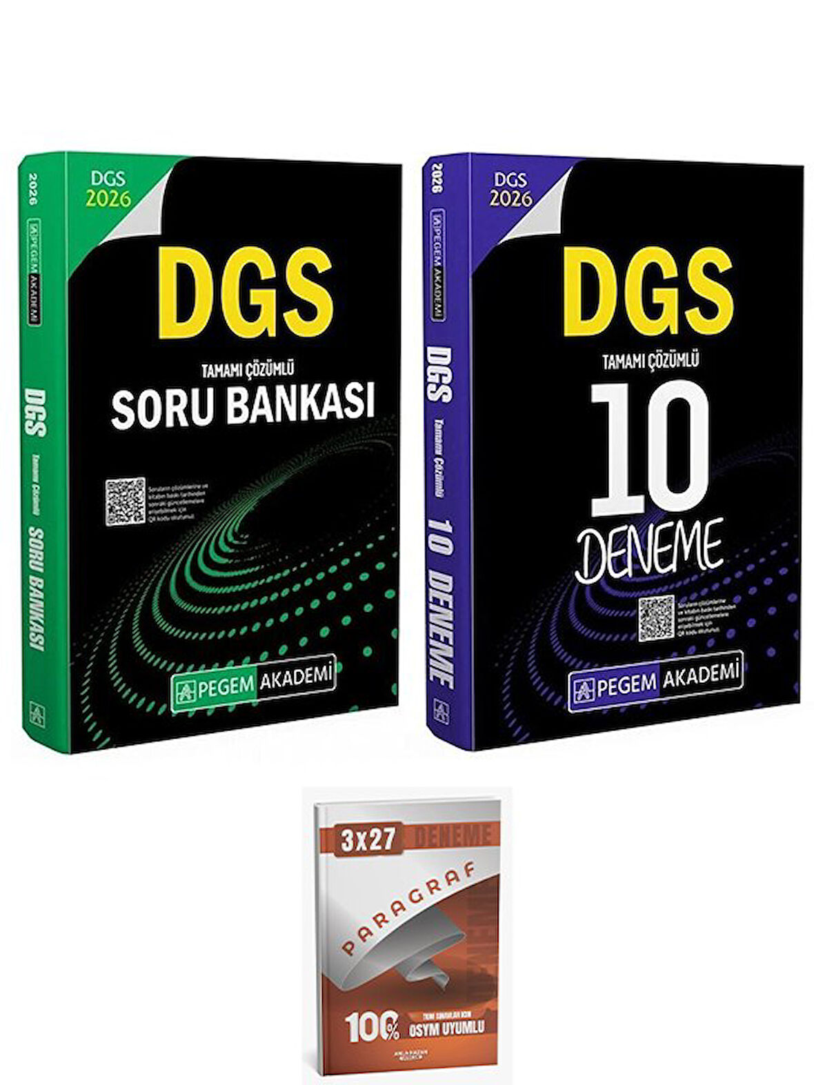 Pegem 2026 DGS Soru Bankası + 10 Deneme 2 li Set AnlaKazan Paragraf