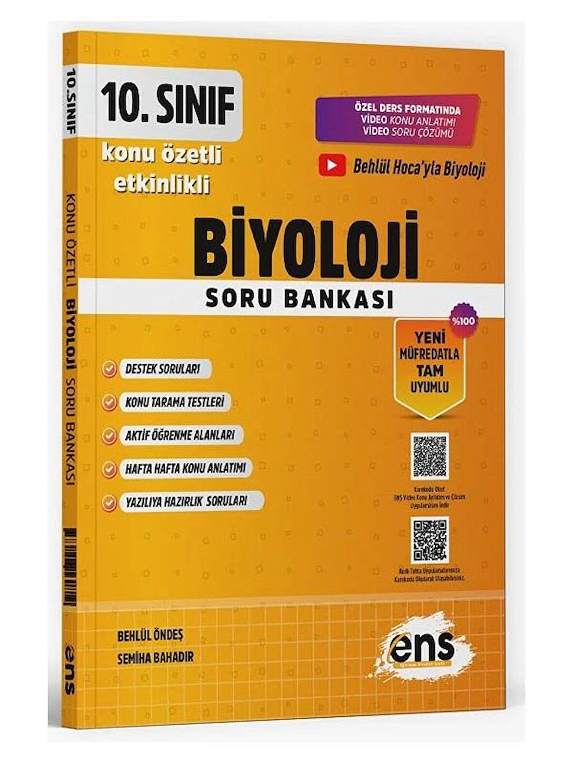 ENS 2026 10. Sınıf Biyoloji Soru Bankası Yeni Maarif Modele Uygun
