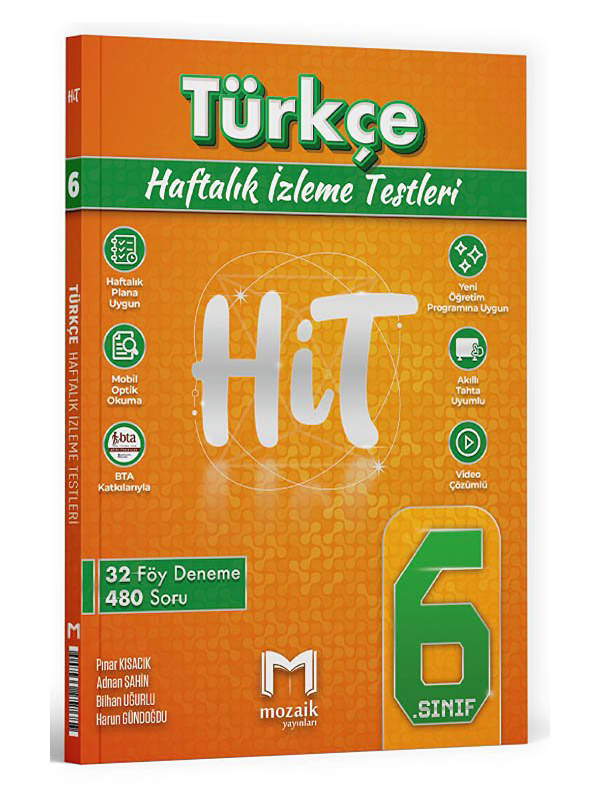Mozaik 2026 6. Sınıf Türkçe HİT Haftalık İzleme Testleri Yeni Maarif Model