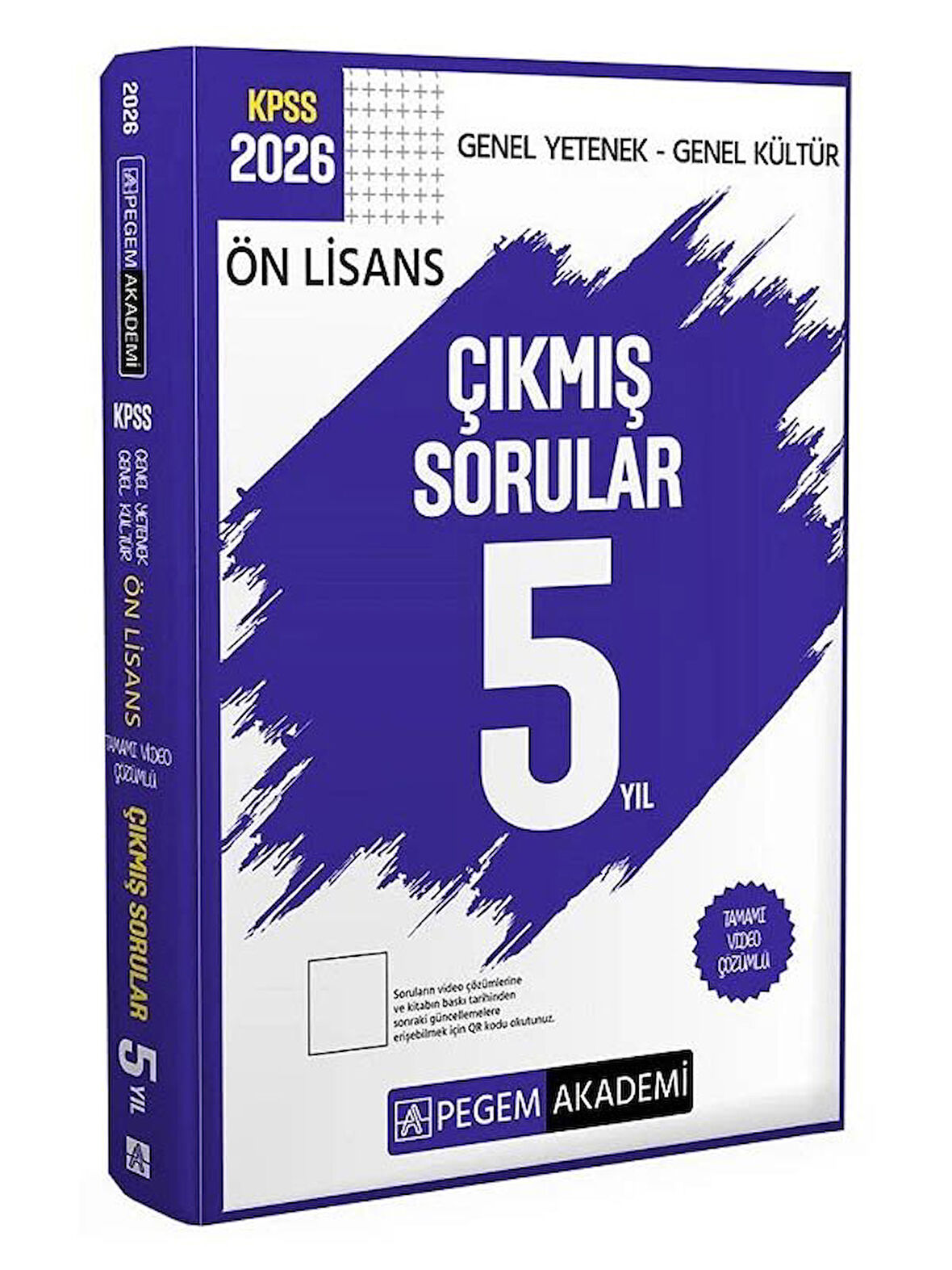 Pegem 2026 KPSS Ön Lisans Çıkmış Sorular Son 5 Yıl Çözümlü