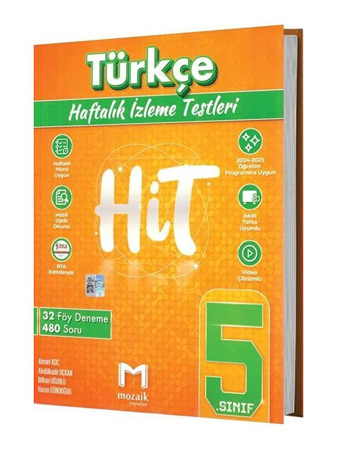 Mozaik 2026 5. Sınıf Türkçe HİT Haftalık İzleme Testleri 