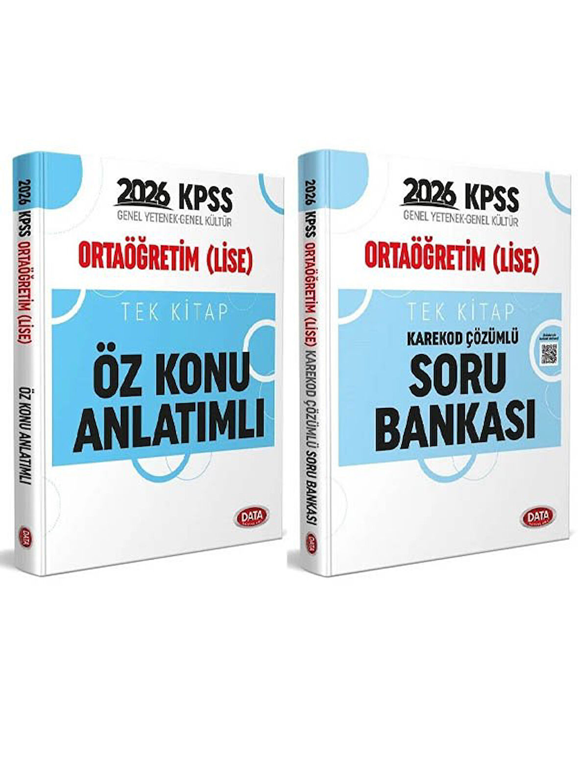 Data 2026 KPSS Ortaöğretim Lise Öz Konu Anlatımlı + Soru Bankası 2 li Set 