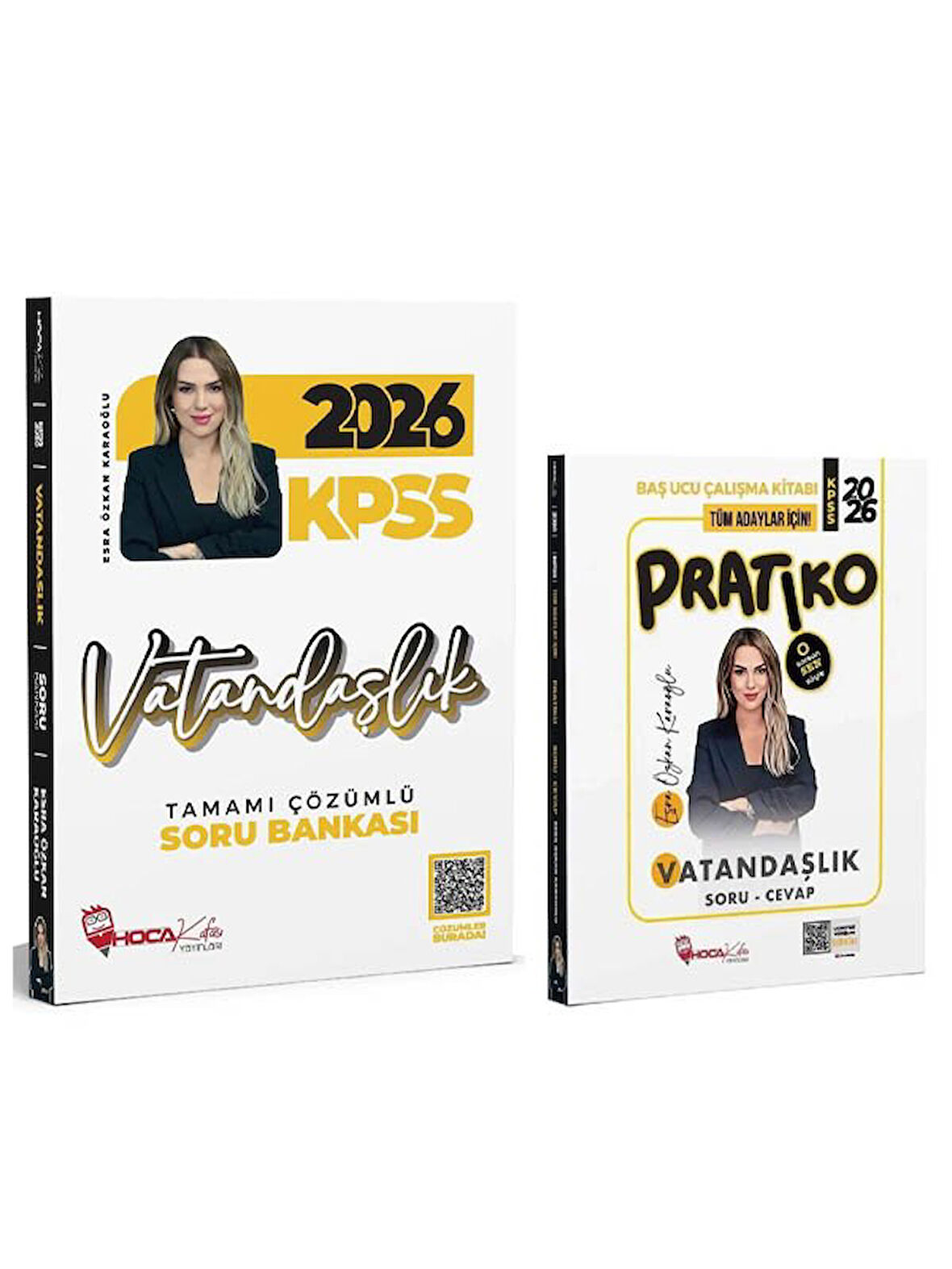 Hoca Kafası 2026 KPSS Vatandaşlık Soru Bankası + Pratiko Soru Cevap 2 li Set 