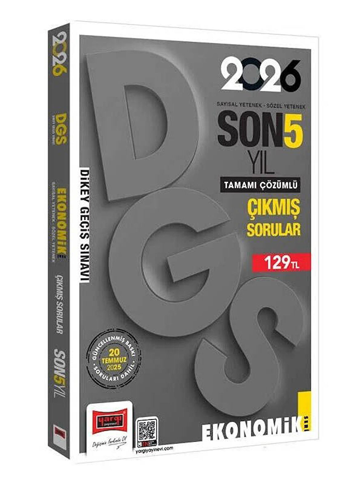 Yargı 2026 DGS Çıkmış Sorular Son 5 Yıl Çözümlü Ekonomik Seri