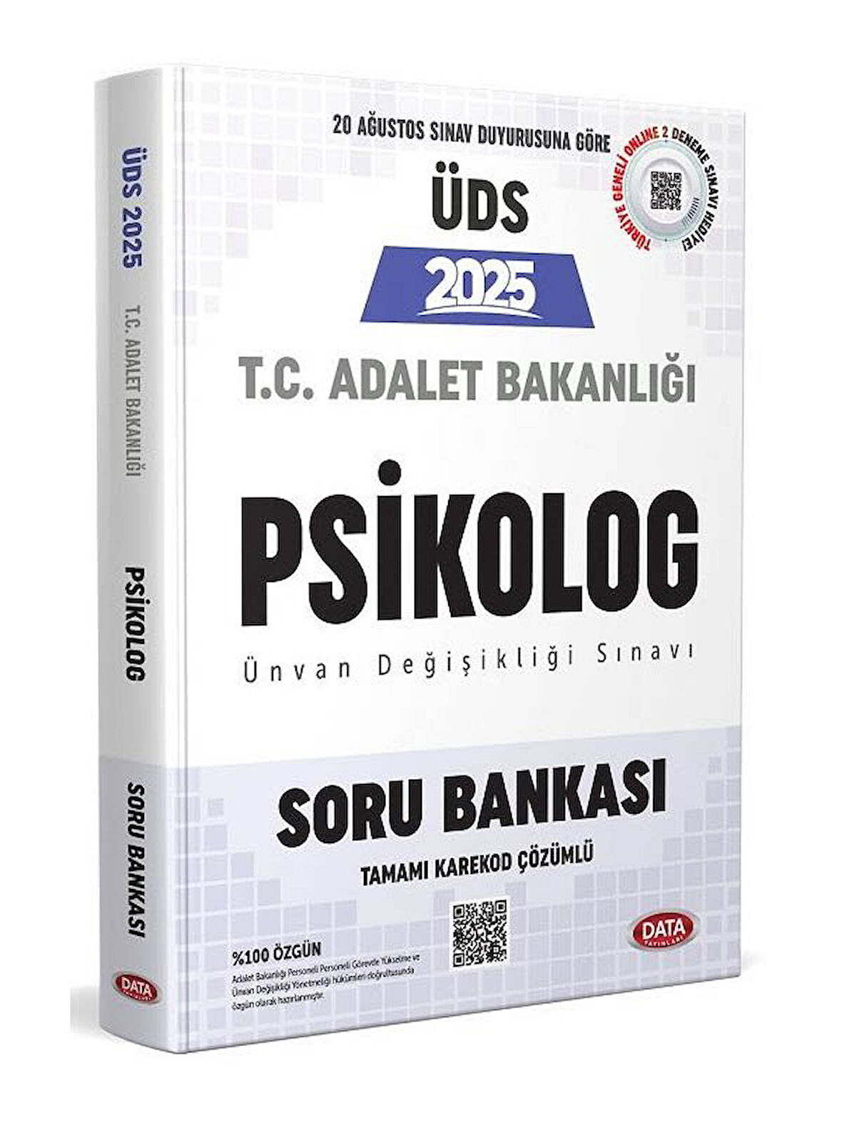 Data 2025 GYS ÜDS Adalet Bakanlığı Psikolog Soru Bankası Çözümlü Görevde Yükselme Ünvan Değişikliği