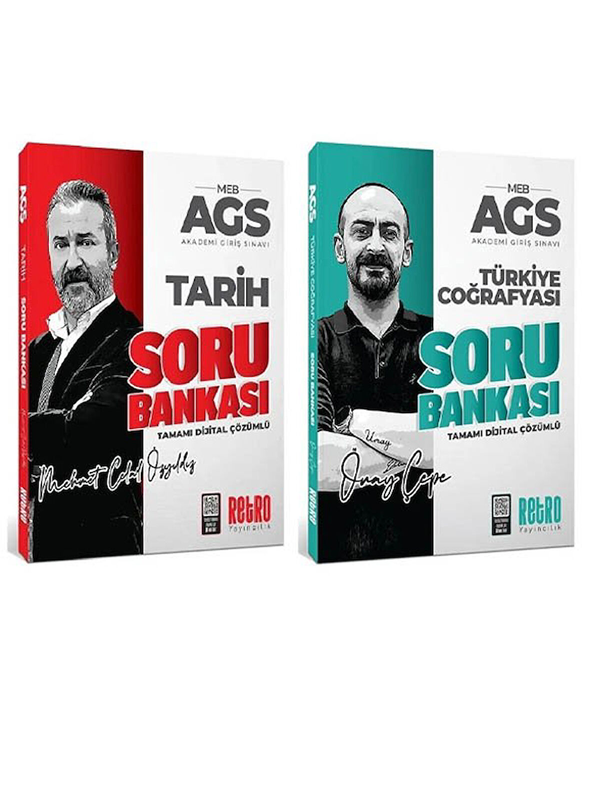 Retro 2026 MEB-AGS Tarih + Türkiye Coğrafyası Soru Bankası 2 li Set 
