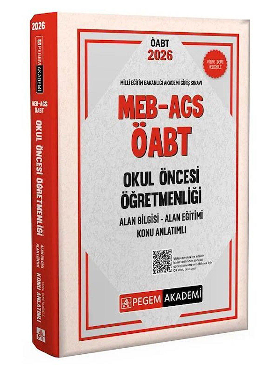 Pegem 2026 ÖABT MEB-AGS Okul Öncesi Öğretmenliği Konu Anlatımlı