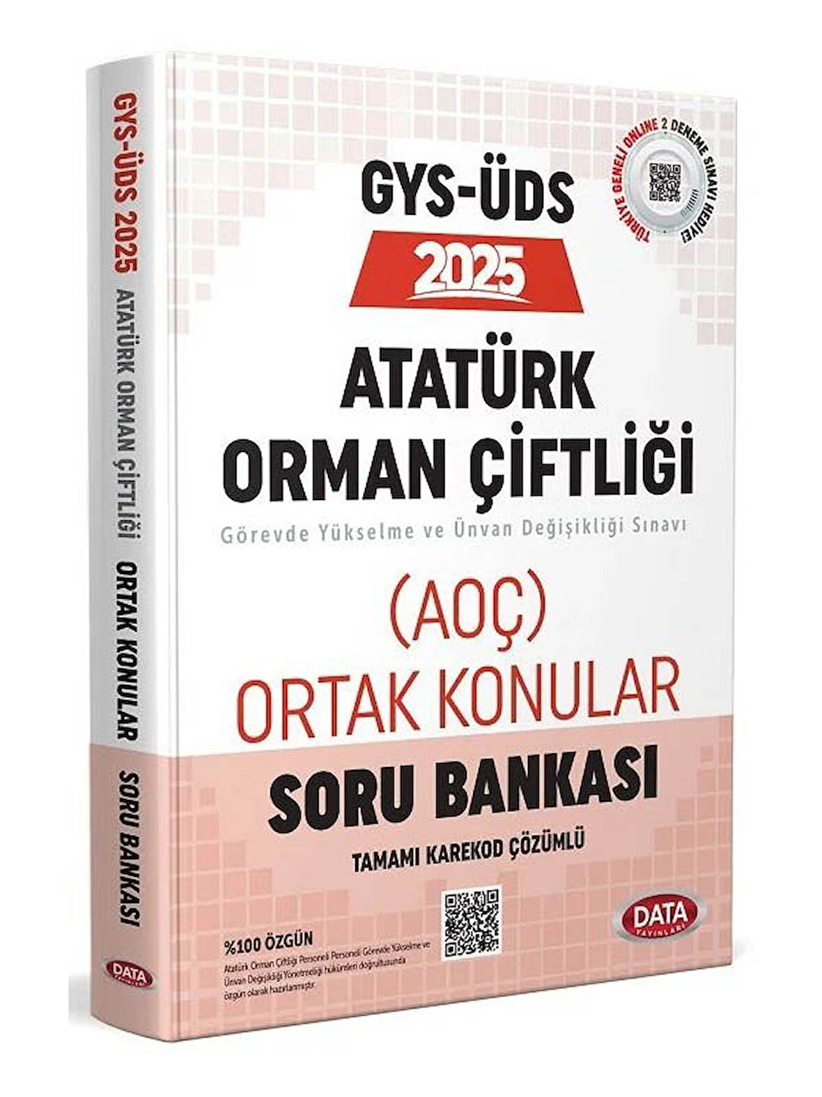 Data 2025 GYS ÜDS Atatürk Orman Çiftliği Ortak Konular Soru Bankası Çözümlü Ünvan Değişikliği 