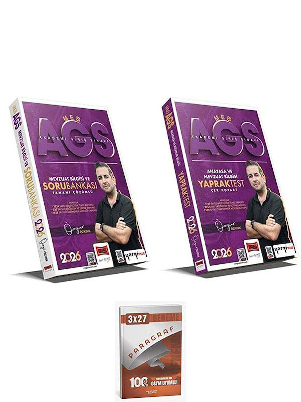 Yargı + Anla Kazan 2026 MEB-AGS Anayasa ve Mevzuat Bilgisi Soru Bankası + Yaprak Test 2 li Set