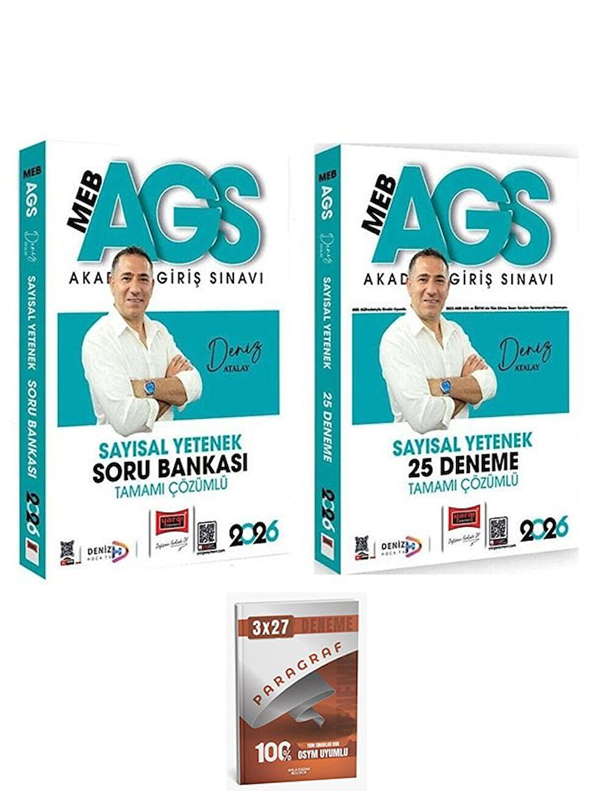 Yargı + Anla Kazan 2026 MEB-AGS Sayısal Yetenek Soru Bankası + 25 Deneme 2 li Set