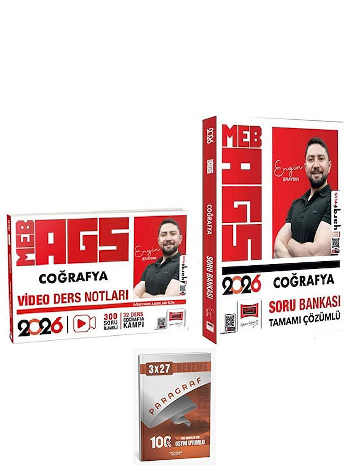 Yargı + Anla Kazan 2026 MEB-AGS Coğrafya Video Ders Notları + Soru Bankası 2 li Set