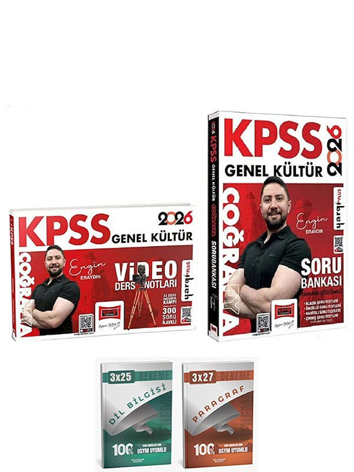 Yargı + Anla Kazan 2026 KPSS Coğrafya Video Ders Notları + Soru Bankası 2 li Set