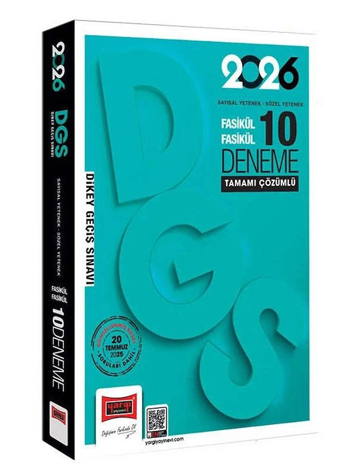 Yargı 2026 DGS 10 Deneme Fasikül Çözümlü