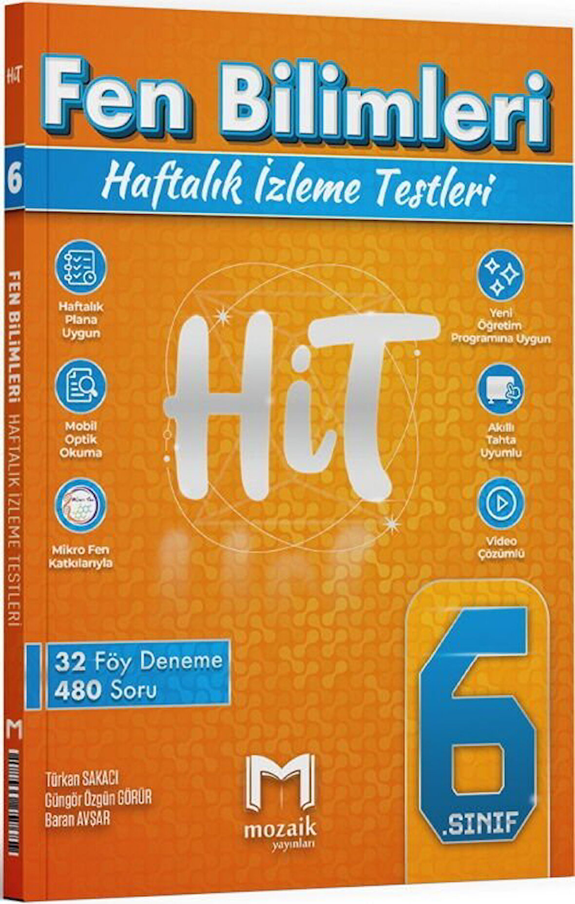 Mozaik Yayınları 6. Sınıf Fen Bilimleri HİT 32 Deneme Yeni Maarif Modele Uygun