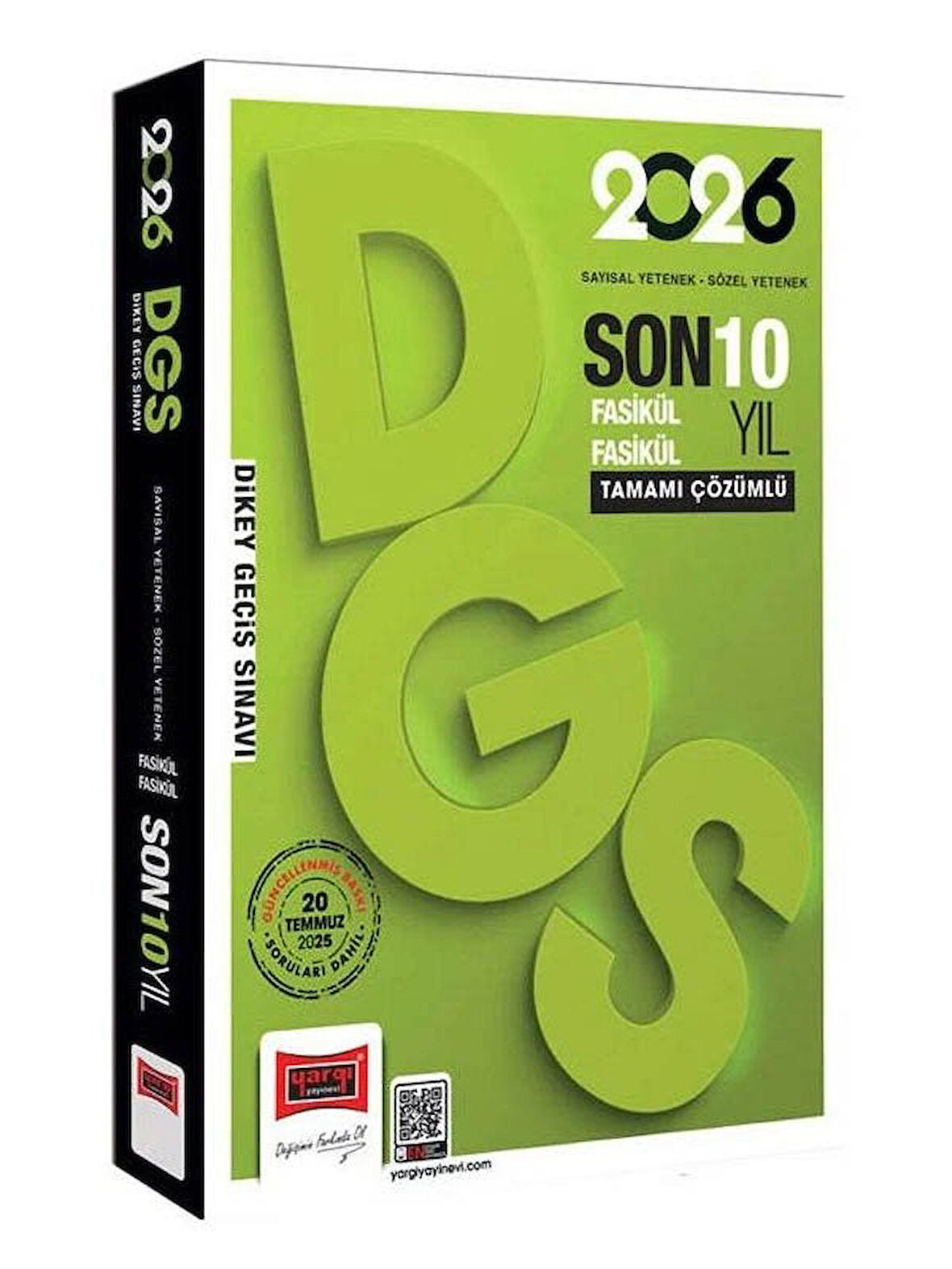 Yargı 2026 DGS Çıkmış Sorular Son 10 Yıl Fasikül Çözümlü