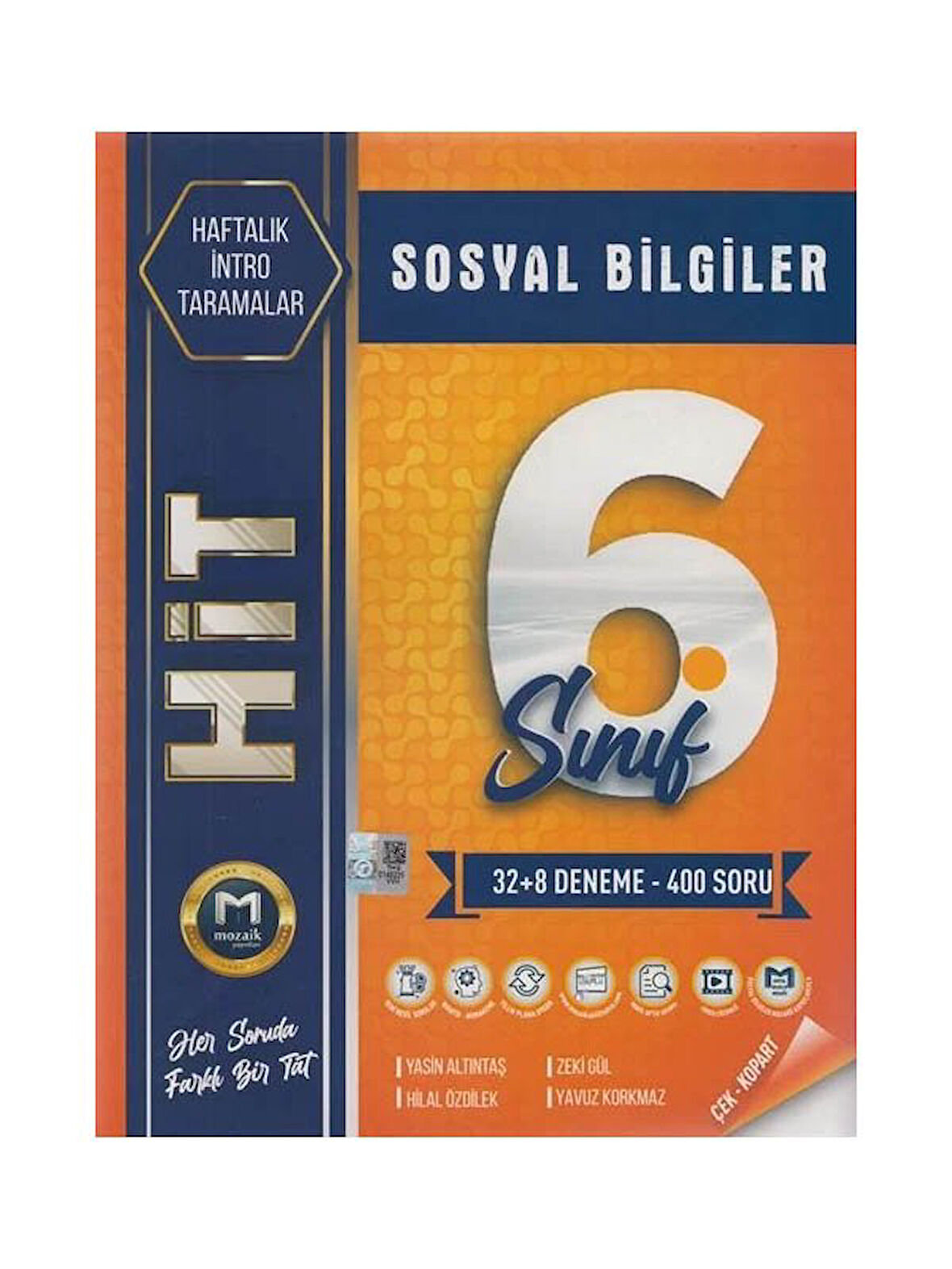 Mozaik 2026 6. Sınıf Sosyal Bilgiler HİT 40 Deneme