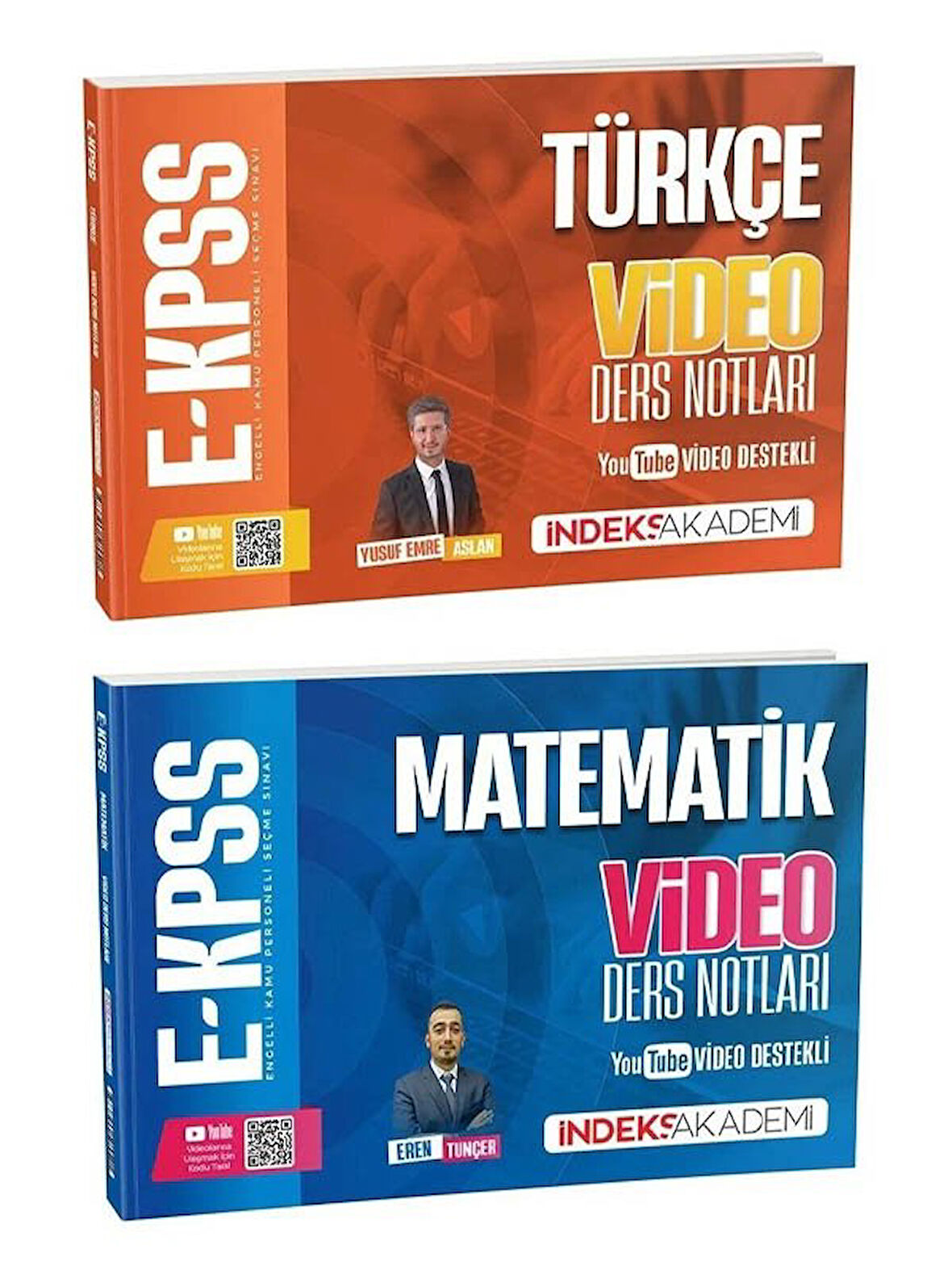 İndeks 2026 EKPSS Türkçe + Matematik Video Ders Notları 2 li Set