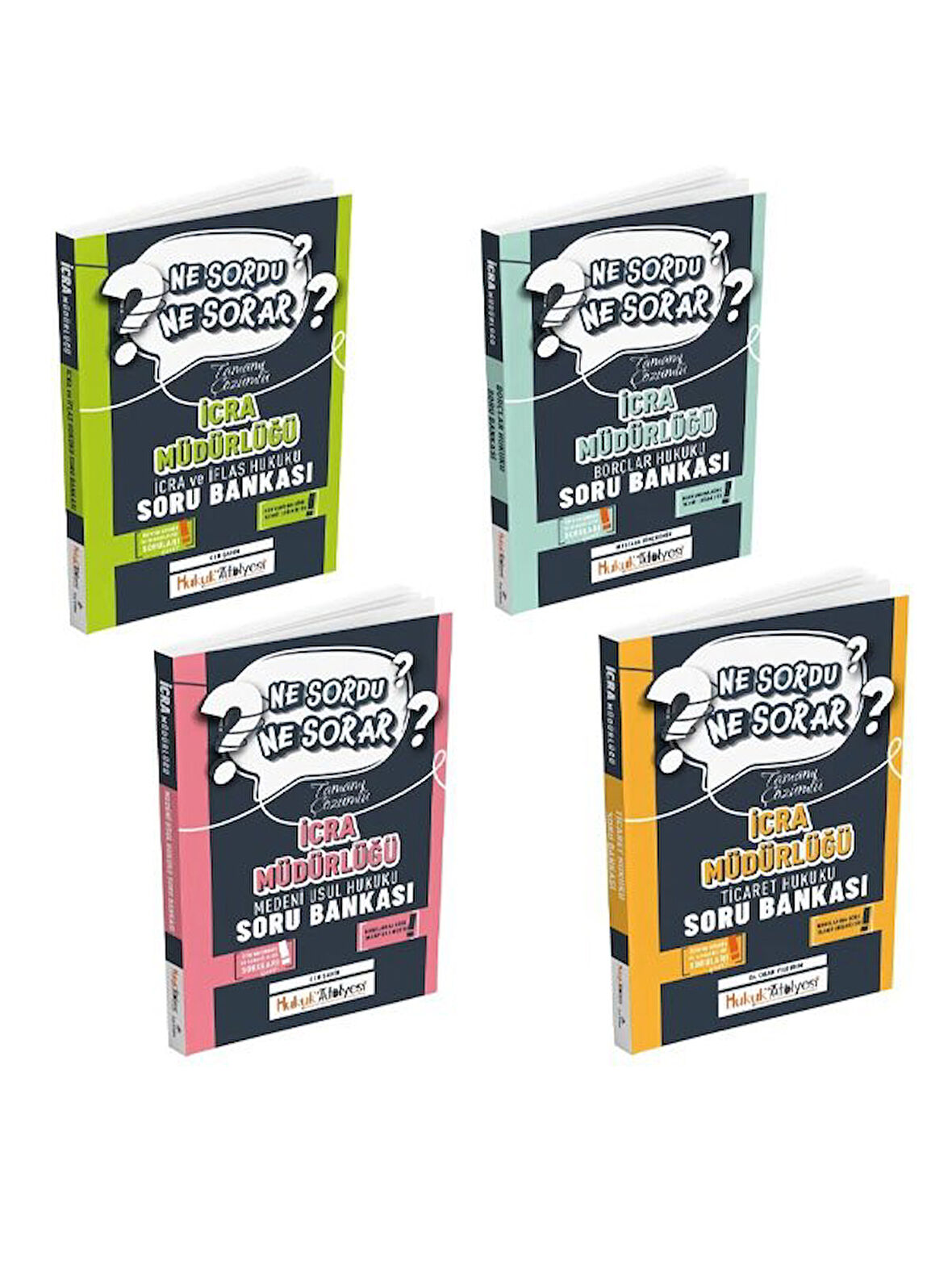 Dizgi Hukuk Atölyesi İcra Müdürlüğü Soru Bankası 4 lü Set