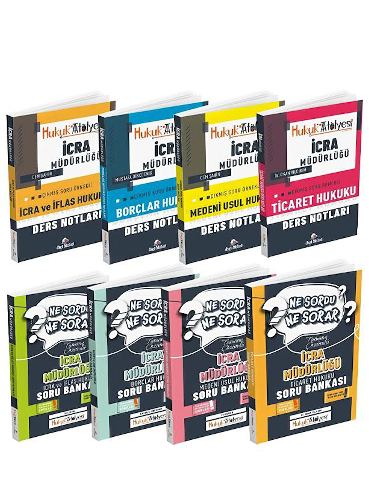 Dizgi 2026 Hukuk Atölyesi İcra Müdürlüğü Ders Notları + Soru Bankası 8 li Set 