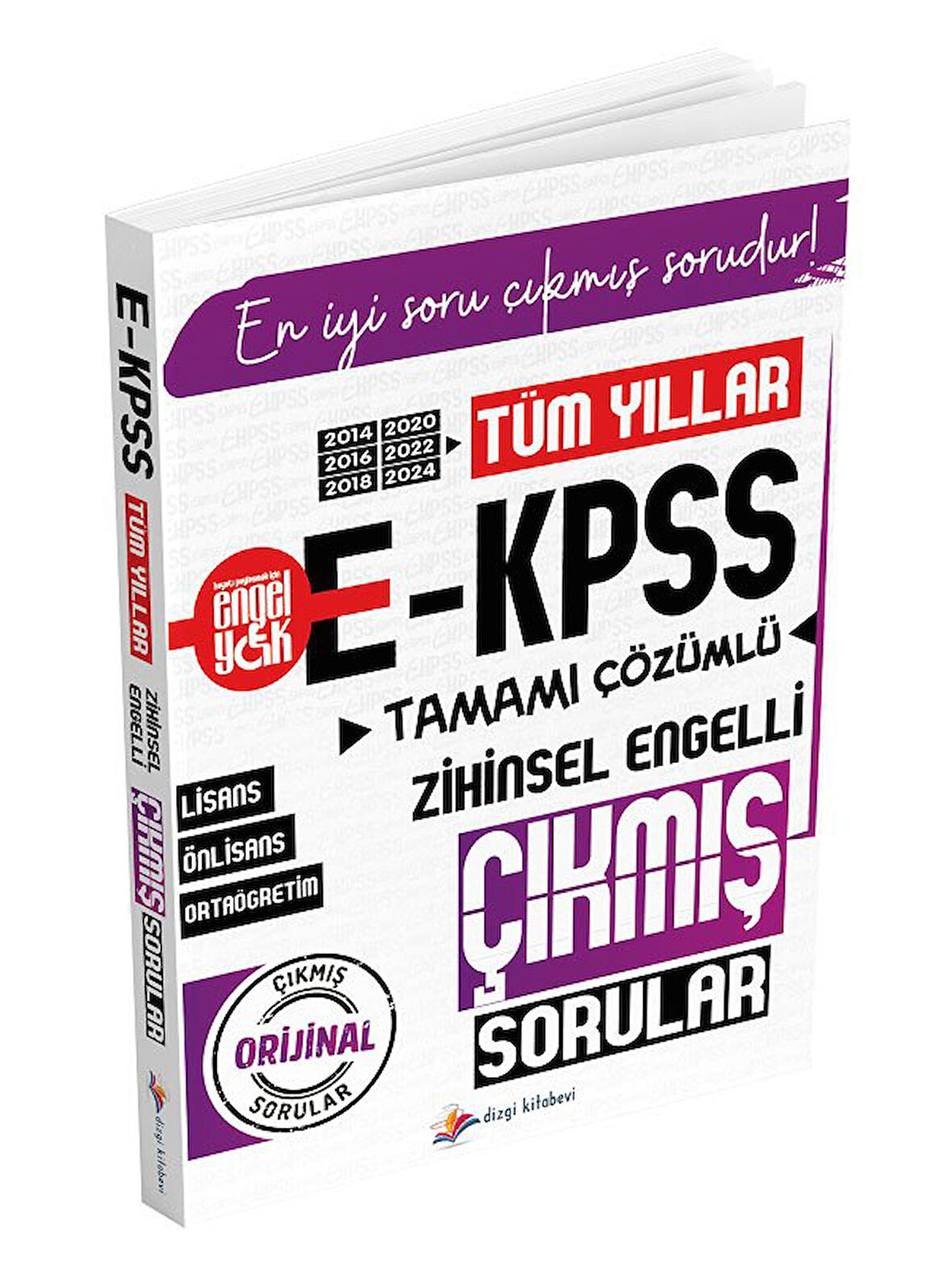 Dizgi 2026 EKPSS Zihinsel Engelli Çıkmış Sorular Tüm Yıllar Çözümlü