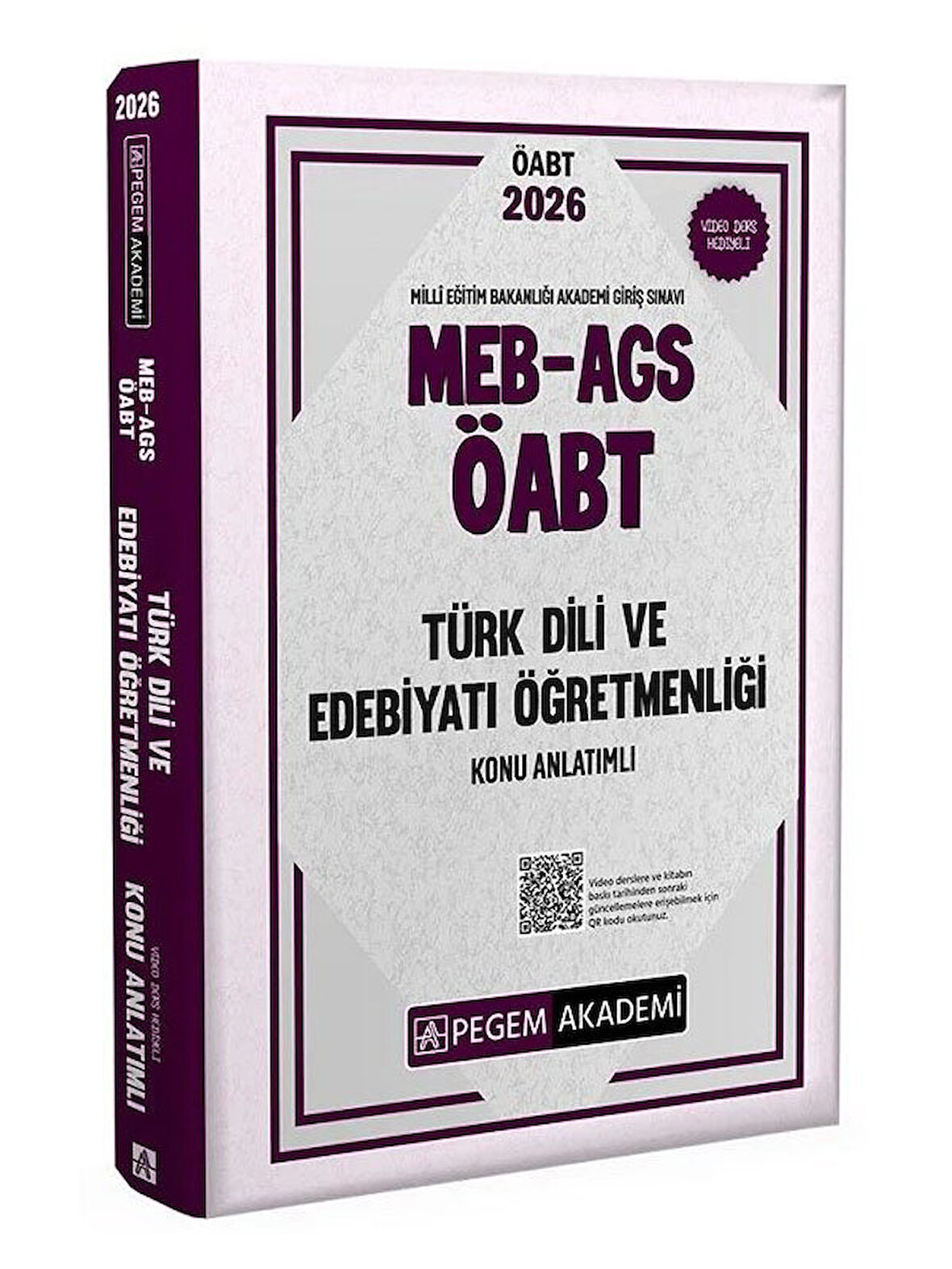 Pegem 2026 ÖABT MEB-AGS Türk Dili ve Edebiyatı Öğretmenliği Konu Anlatımlı