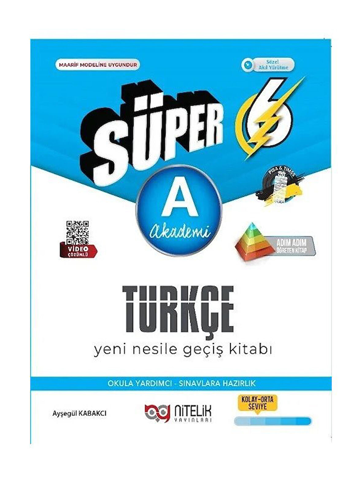 Nitelik 2026 6. Sınıf Türkçe Süper A Soru Kitabı 