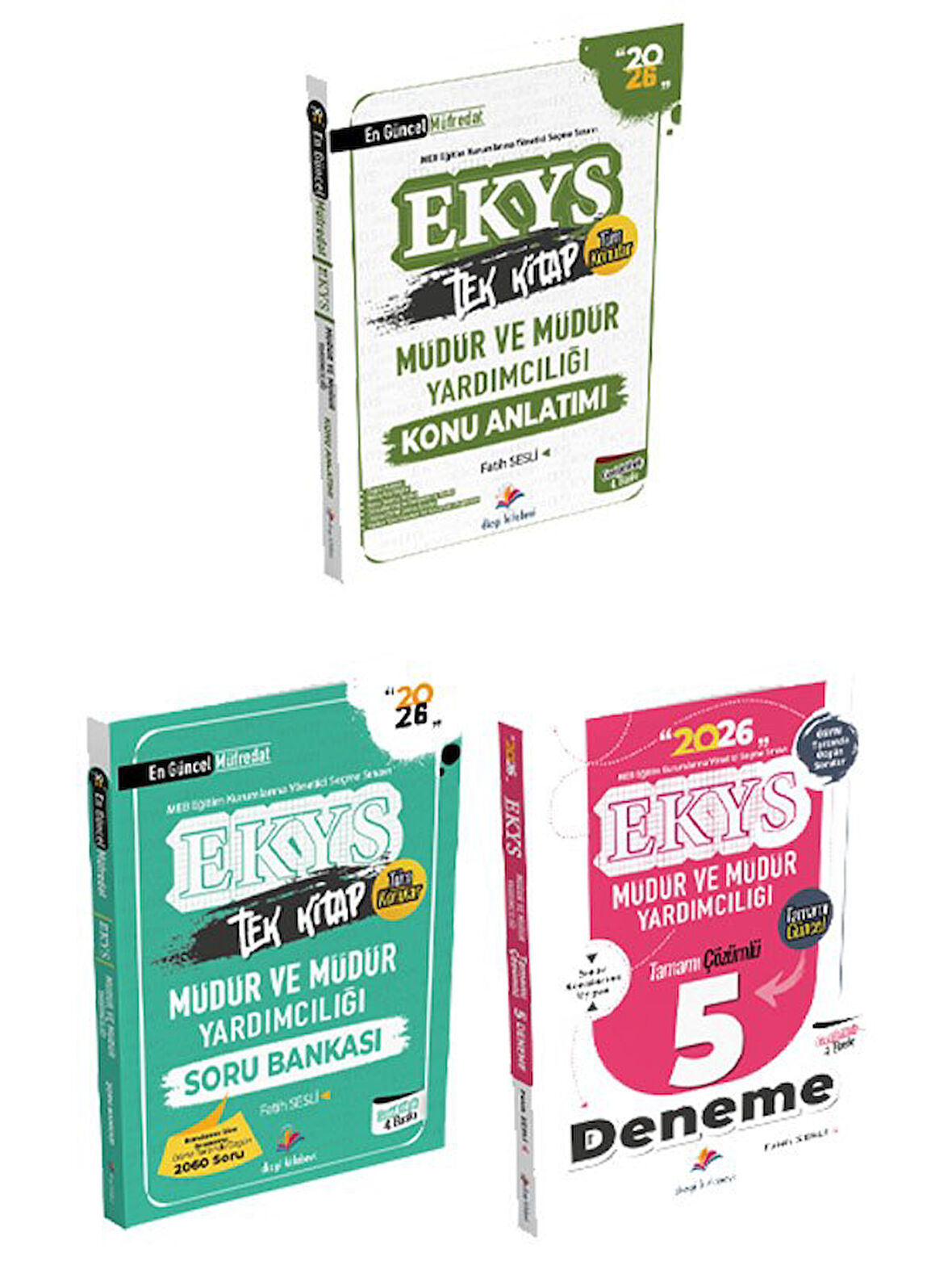 Dizgi 2026 MEB EKYS Müdür ve Yardımcılığı Konu Anlatımı + Soru Bankası + 5 Deneme 3 lü Set