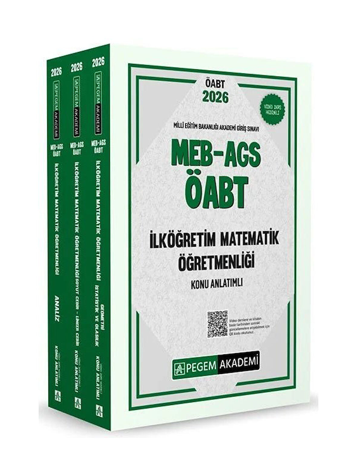 Pegem 2026 ÖABT MEB-AGS İlköğretim Matematik Öğretmenliği Konu Anlatımlı Modüler Set
