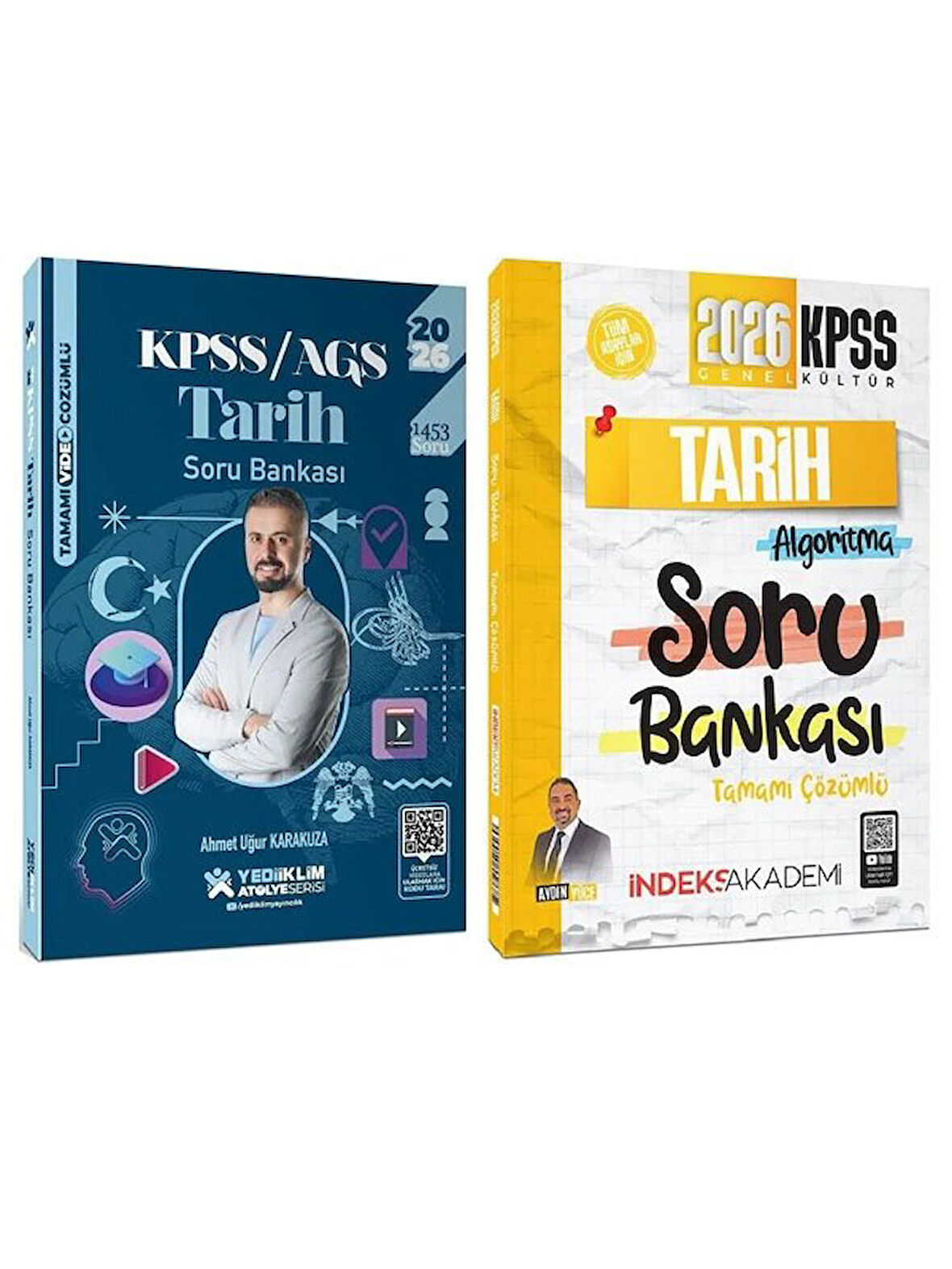 Yediiklim + İndeks 2026 KPSS Tarih Atölye Soru Bankası 2 li Set