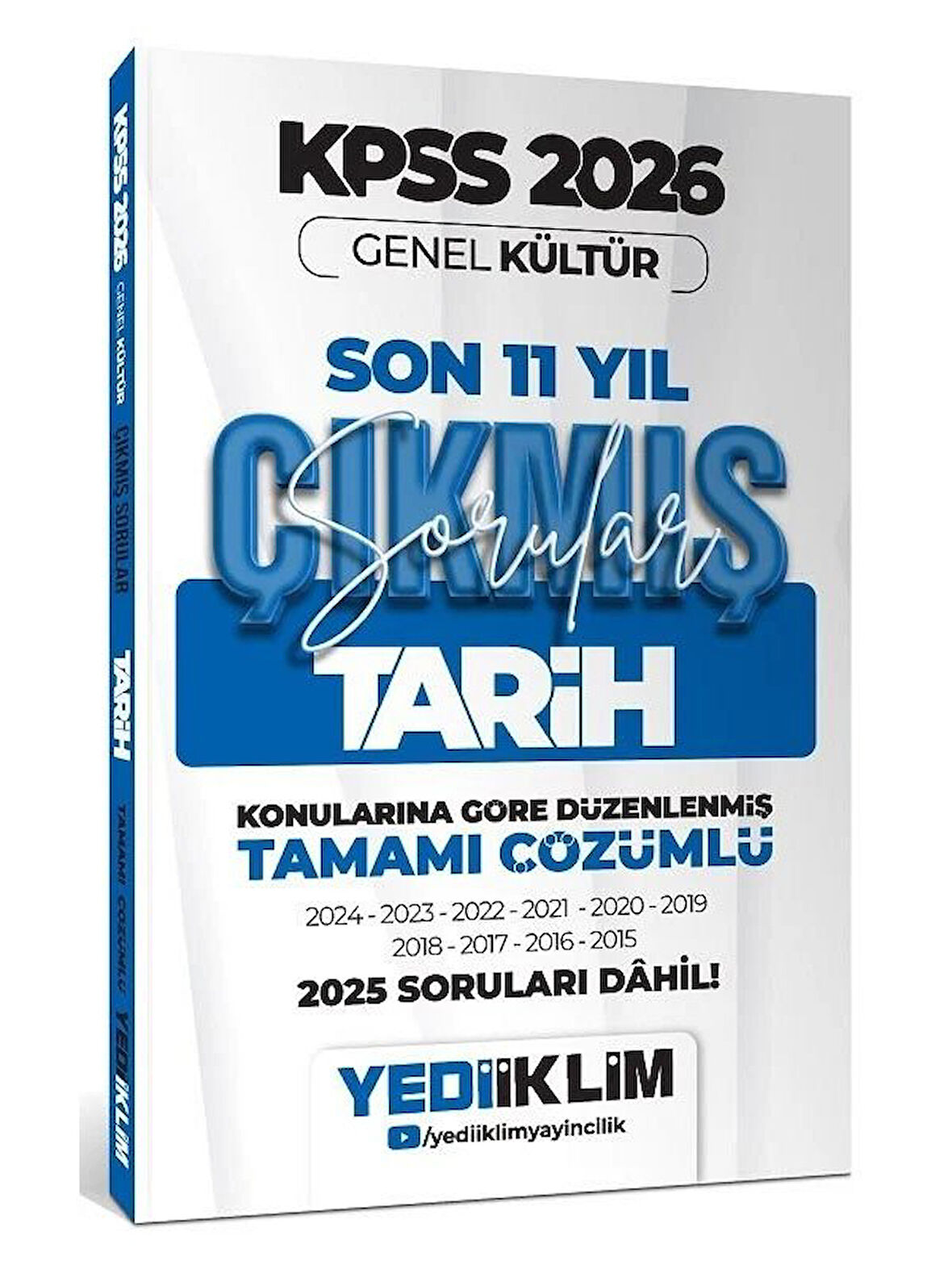 Yediiklim 2026 KPSS Tarih Çıkmış Sorular Son 11 Yıl Konularına Göre Çözümlü 