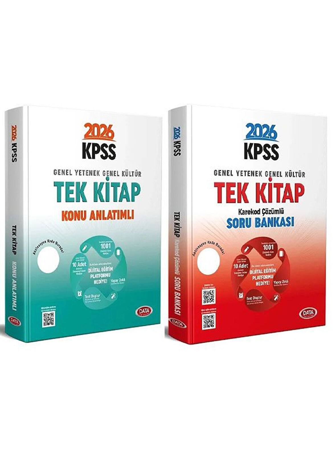 Data 2026 KPSS Genel Yetenek Genel Kültür Konu Anlatımlı + Soru Bankası 2 li Set