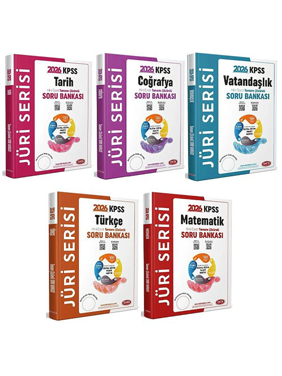 Data 2026 KPSS Genel Yetenek Genel Kültür Jüri Soru Bankası 5 li Set